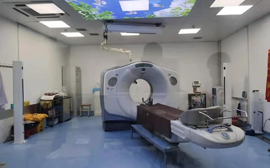 兰州市凉州医院移动激光灯安装完毕